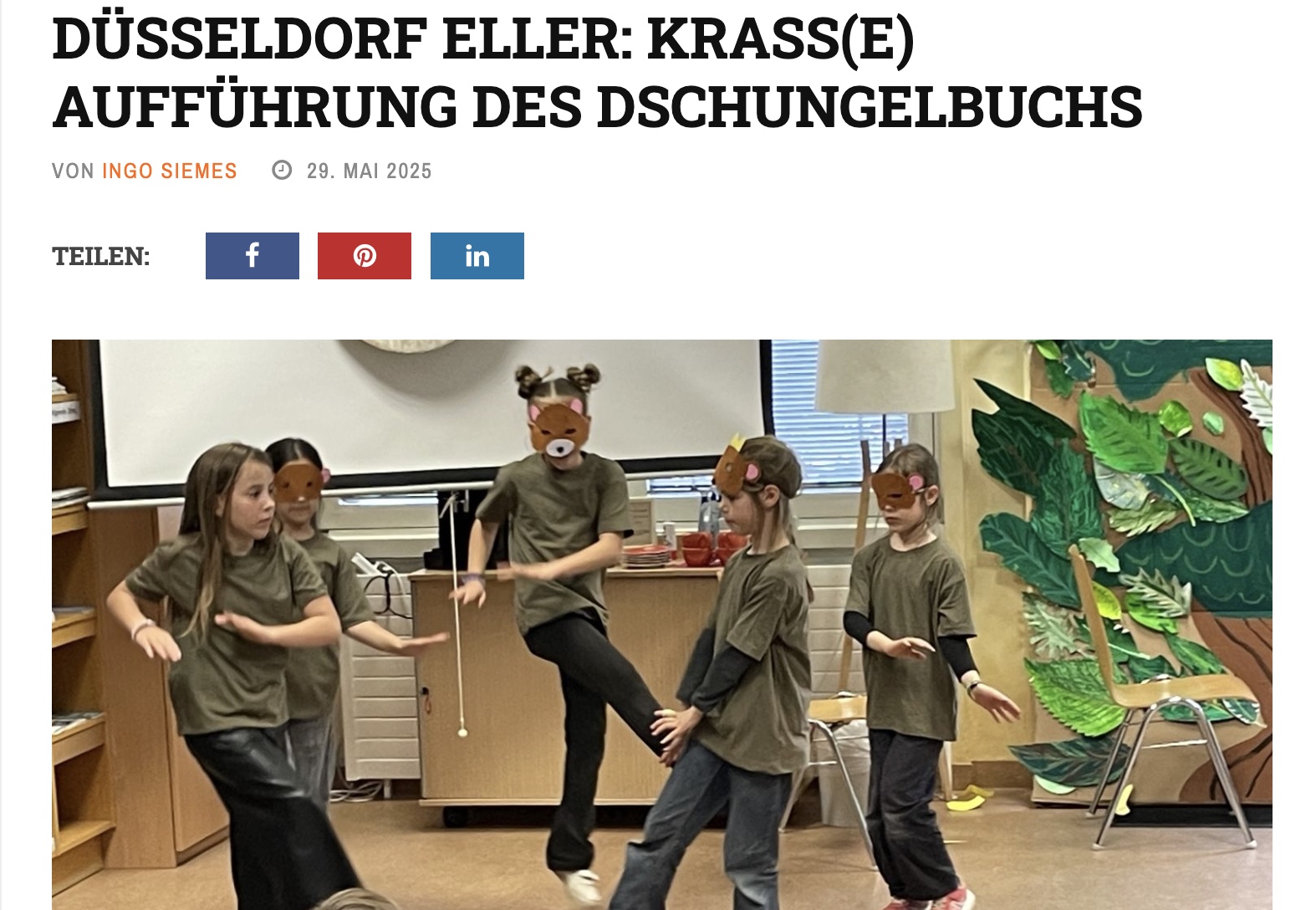 Bericht über den Theater-Club