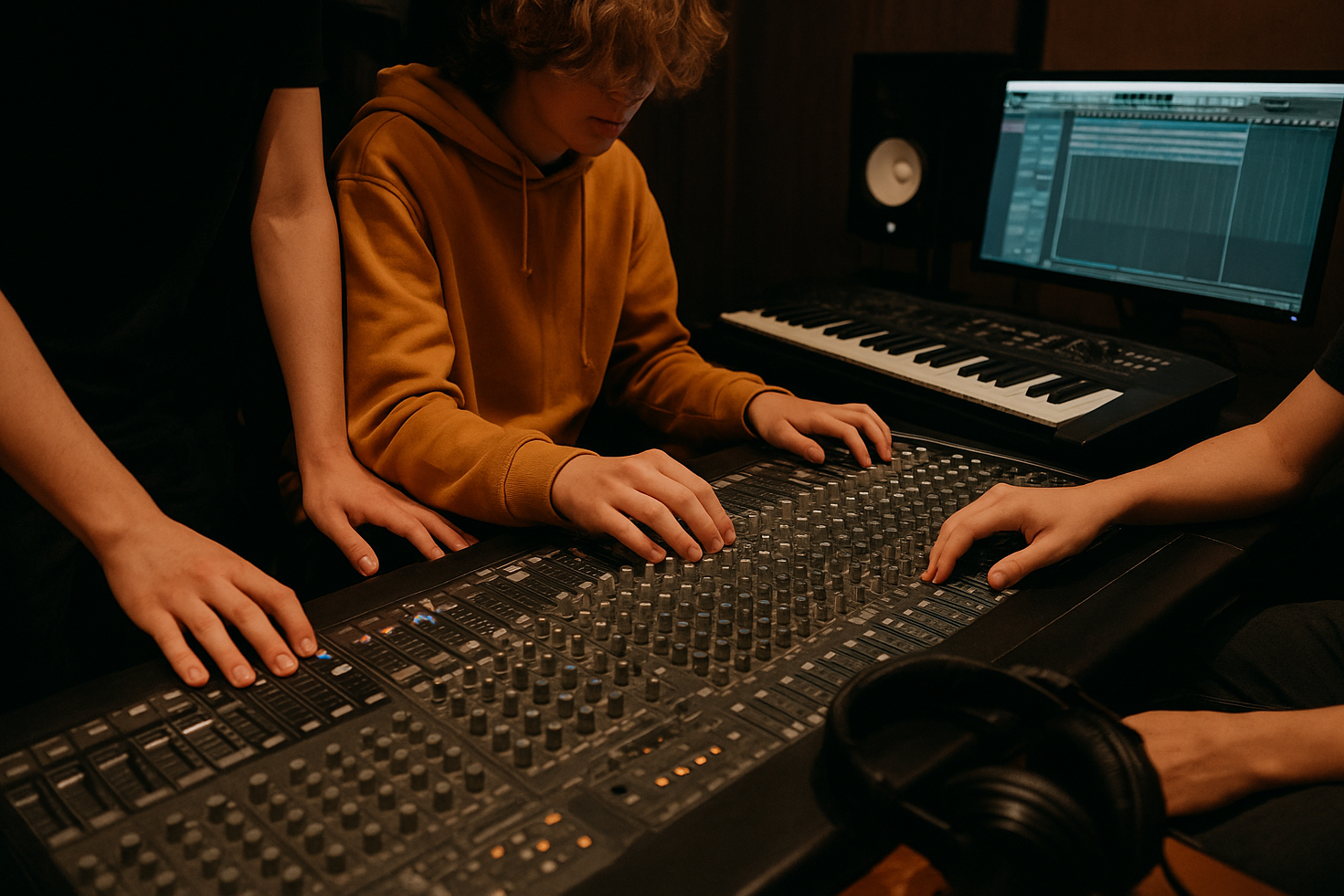 Tonstudio für Jugendliche Bei KRASS e.V. in Düsseldorf