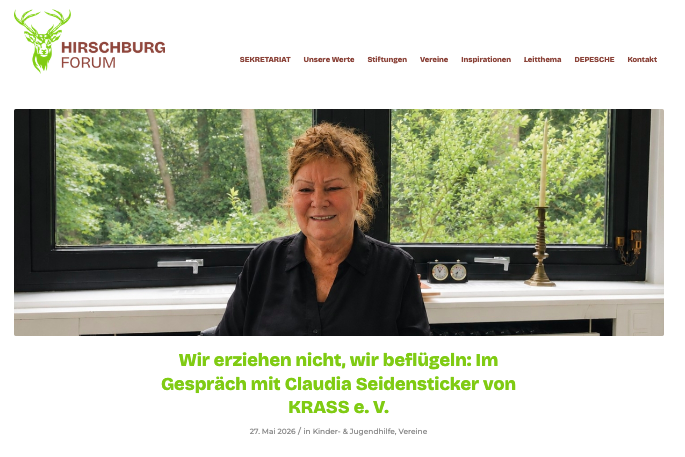 Interview mit Claudia Seidensticker über kreative Teilhabe und Wirkung