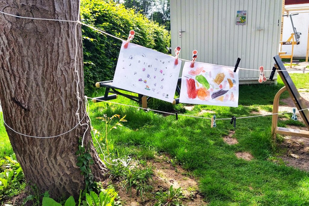 Malen im Mitmach-Garten 