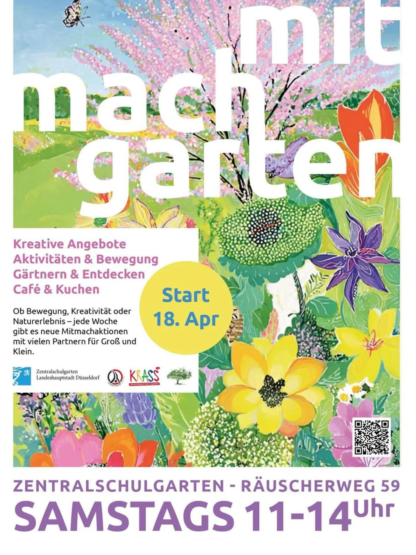 Mitmach-Garten im Zentralschulgarten: Jeden Samstag mit KRASS