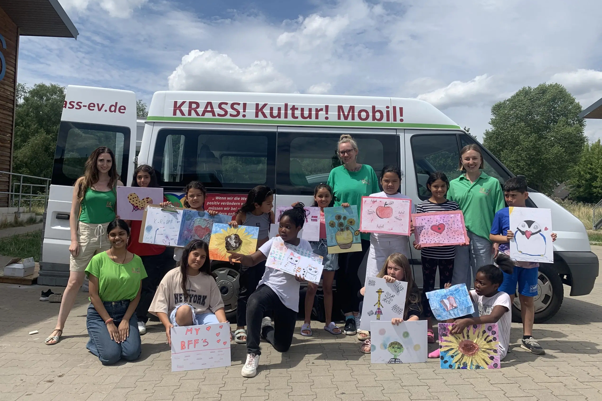 Mobiles Kunst- und Bildungsangebot für Kinder von 6-12 Jahren