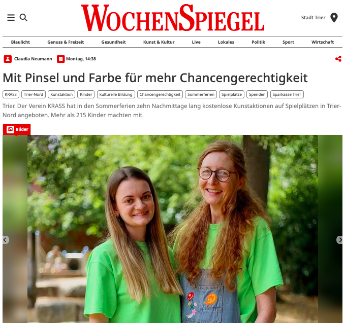 Wochenspiegel Trier Bericht über Krass